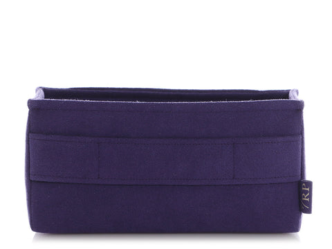 7 Rue Paradis Purple Fabric Kelly 25 Bag Insert