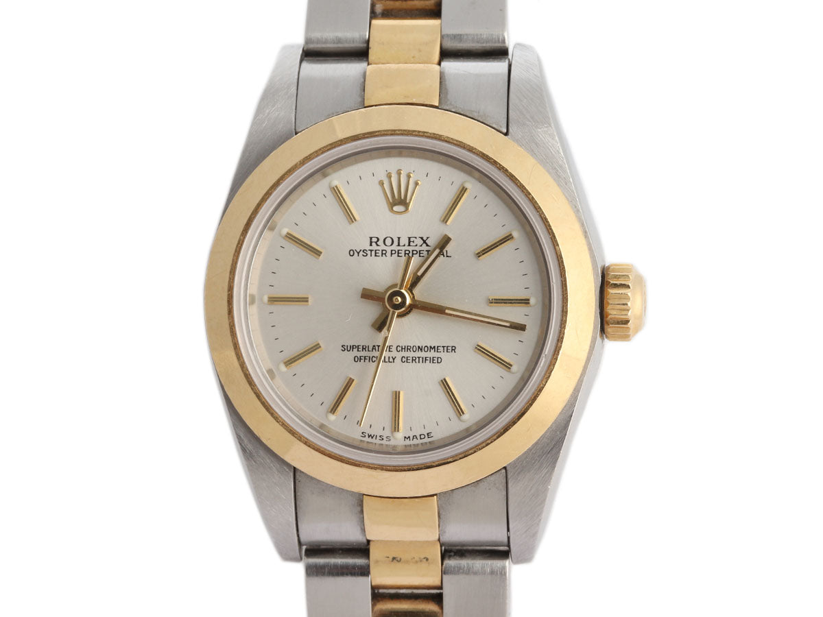 Rolex Two-Tone Ladies Oyster Perpetual Watch 26mm