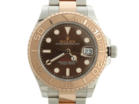 Rolex 18K Everose Gold and Oystersteel Yacht-Master 37mm (Copy)