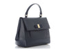 Ferragamo Navy Calfskin Carrie O