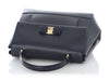 Ferragamo Navy Calfskin Carrie O