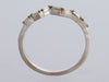 Suzanne Kalan 18K White Gold Baguette Diamond Skinny Band Ring