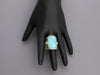 Tagliamonte Sterling Silver Amazonite Doublet Ring