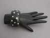 Trianon-Seaman Schepps 18K Yellow Gold, Turquoise, and Wood Cuff