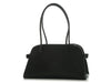 The Row Black Grained Leather Shoulder Margaux 12