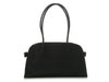 The Row Black Grained Leather Shoulder Margaux 12