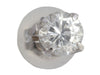 Platinum 0.26-Carat Single Diamond Stud Pierced Earring