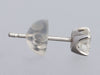 Platinum 0.26-Carat Single Diamond Stud Pierced Earring