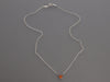 Tiffany & Co. Sterling Silver Orange Chalcedony Color By The Yard Pendant Necklace