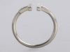 Tiffany & Co. 18K White Gold Diamond Tiffany T Wire Ring