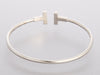 Tiffany & Co. 18K White Gold Diamond Tiffany T Wire Bracelet