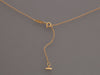 Tiffany & Co. Large 18K Yellow Gold T Smile Necklace