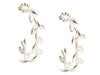 Tiffany & Co. Sterling Silver Paloma Picasso Olive Leaf Hoops