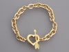 Tiffany & Co. Vintage 18K Yellow Gold Heart and Arrow Bracelet