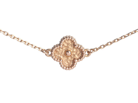 Van Cleef & Arpels 18K Rose Gold Sweet Alhambra Bracelet
