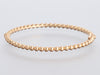 Van Cleef & Arpels 18K Rose Gold Perlée Bangle Bracelet