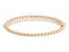Van Cleef & Arpels 18K Rose Gold Perlée Bangle Bracelet