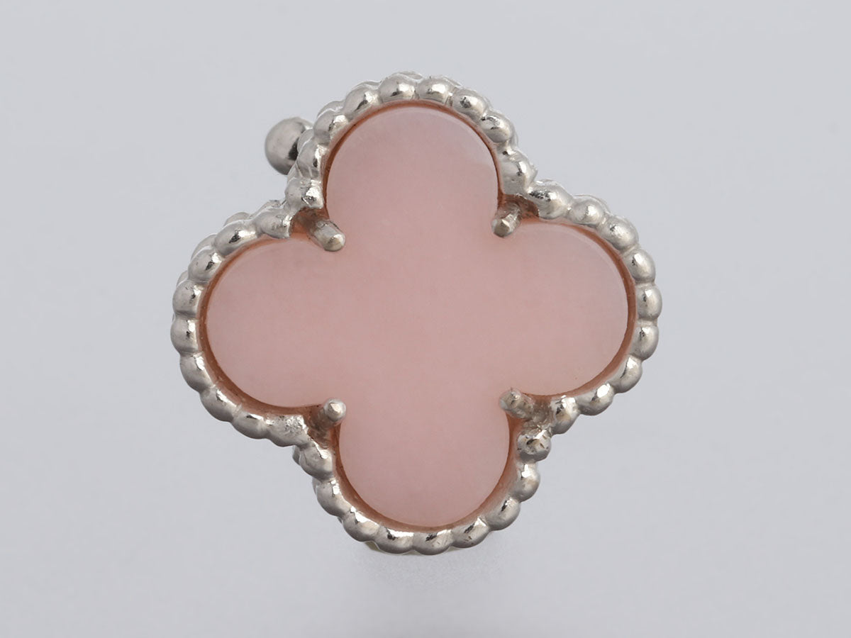 Van Cleef & Arpels 5 Motifs Pink Opal 18K Yellow Gold Vintage