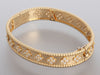 Van Cleef & Arpels 18K Yellow Gold Diamond Perlée Bracelet