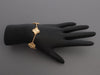 Van Cleef & Arpels 18K Yellow Gold 5-Motif Vintage Alhambra Guilloché Bracelet