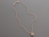 Van Cleef & Arpels 18K Rose Gold Silver Obsidian Diamond 2023 Holiday Vintage Alhambra Pendant Necklace