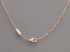 Van Cleef & Arpels 18K Rose Gold Silver Obsidian Diamond 2023 Holiday Vintage Alhambra Pendant Necklace
