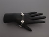 Van Cleef & Arpels 18K White Gold 5-Motif Guilloché Vintage Alhambra Bracelet