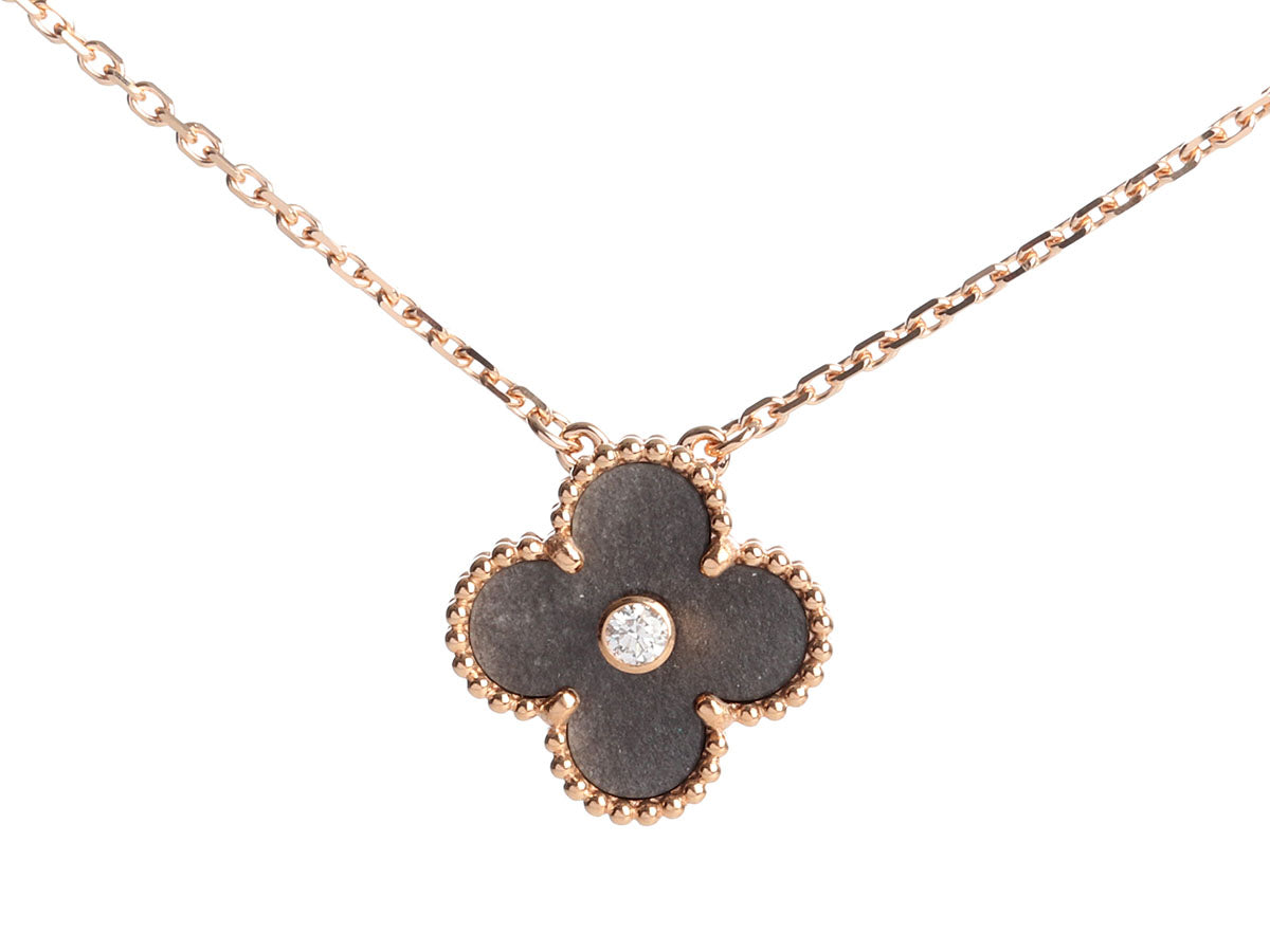 Sweet alhambra pink gold necklace Van Cleef & Arpels Gold in Pink gold -  41652630