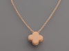Van Cleef & Arpels 18K Rose Gold Rhodonite Diamond 2021 Holiday Pendant Necklace