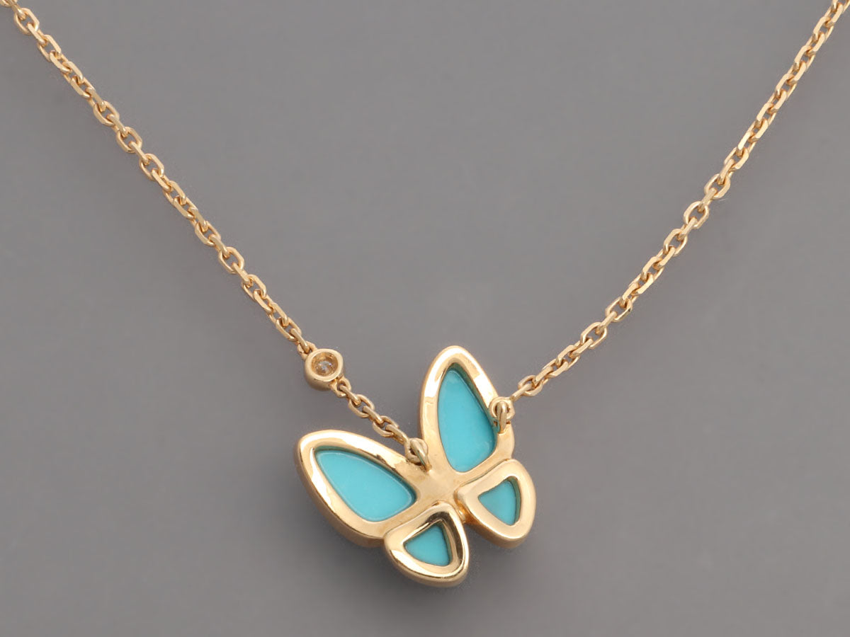 VAN Luxury Brand Designer Butterfly Necklace In 18K Rose Gold High Quality,  Non Fading Butterfly Jewelry From Exquistes, $11.66 | DHgate.Com
