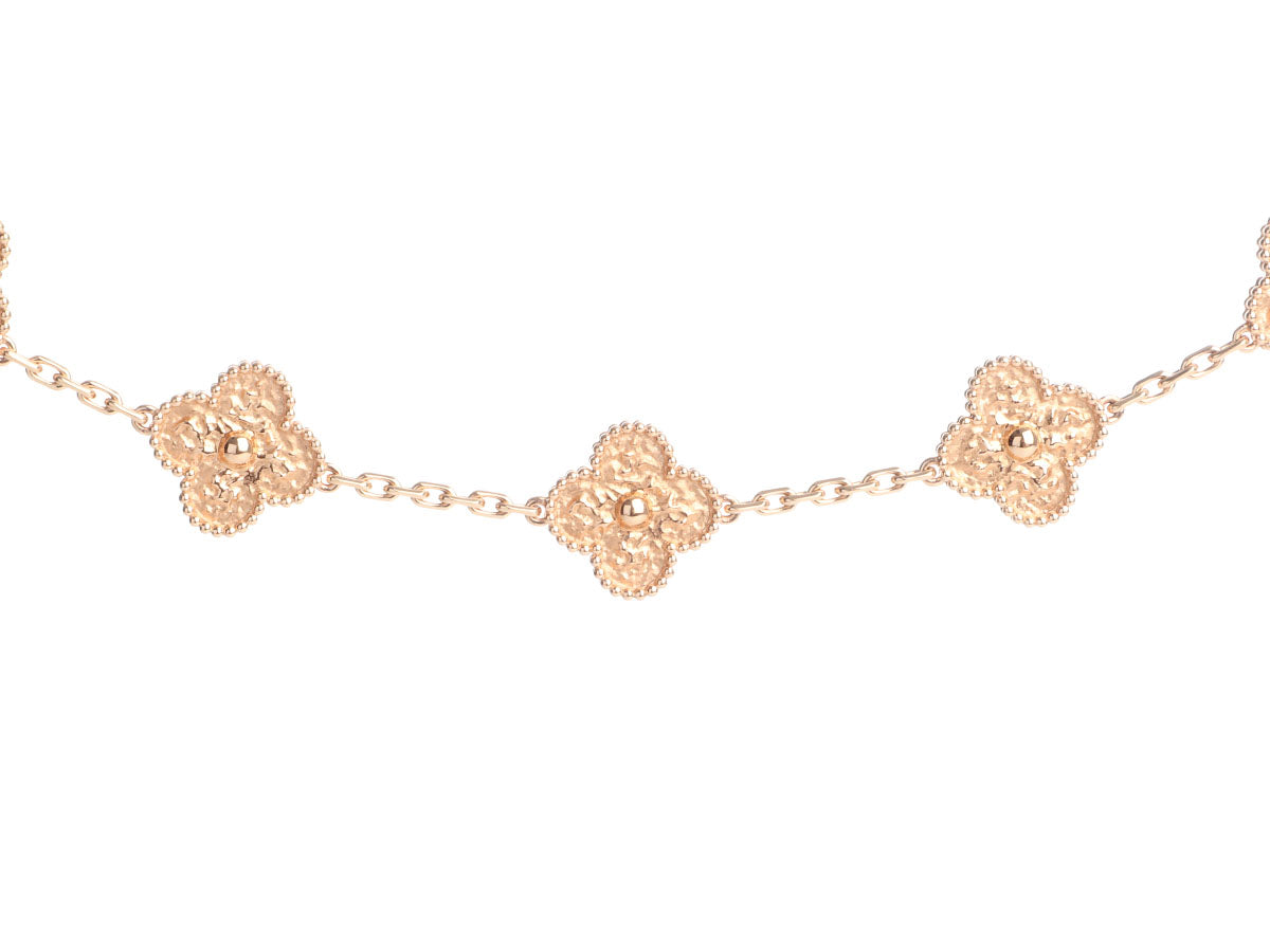 Van Cleef & Arpels Perlée Collection Diamond Bracelet in 18k Gold –  FabOn5th.com
