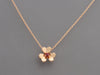 Van Cleef & Arpels 18K Rose Gold Ruby Mini Frivole Pendant Necklace