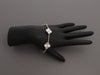 Van Cleef & Arpels 18K White Gold 5-Motif Vintage Alhambra Guillloché Bracelet
