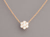Van Cleef & Arpels 18K Rose Gold Diamond Fleurette Necklace