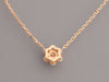 Van Cleef & Arpels 18K Rose Gold Diamond Fleurette Necklace