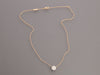 Van Cleef & Arpels 18K Rose Gold Diamond Fleurette Necklace