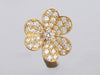 Van Cleef & Arpels Small 18K Yellow Gold Pavé Diamond Frivole Earrings