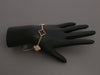 Van Cleef & Arpels 18K Yellow Gold Diamond and Blue Sèvres Porcelain Vendôme Vintage Alhambra Bracelet