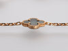 Van Cleef & Arpels 18K Rose Gold Diamond and Gray MOP Vintage Alhambra 50th Anniversary Necklace