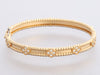 Van Cleef & Arpels 18K Yellow Gold Diamond Perlée Sweet Clovers Bracelet