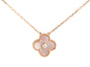 Van Cleef & Arpels 18K Rose Gold Pink MOP 2025 Holiday Pendant Necklace
