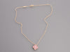 Van Cleef & Arpels 18K Rose Gold Rhodonite and Diamond 2021 Holiday Pendant Necklace