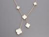 Van Cleef & Arpels 18K Yellow Gold MOP 6-Motif Magic Alhambra Necklace