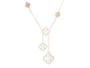 Van Cleef & Arpels 18K Yellow Gold MOP 6-Motif Magic Alhambra Necklace