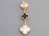Van Cleef & Arpels 18K Yellow Gold 3-Motif Magic Alhambra Earrings