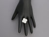 Van Cleef & Arpels 18K White Gold Pavé Diamond Magic Alhambra Ring
