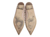 Valentino Beige Patent Rockstud Ballerinas