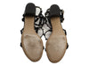 Valentino Black Rockstud Ankle Strap Sandals