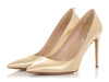 Valentino Gold Leather Pumps