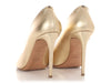 Valentino Gold Leather Pumps